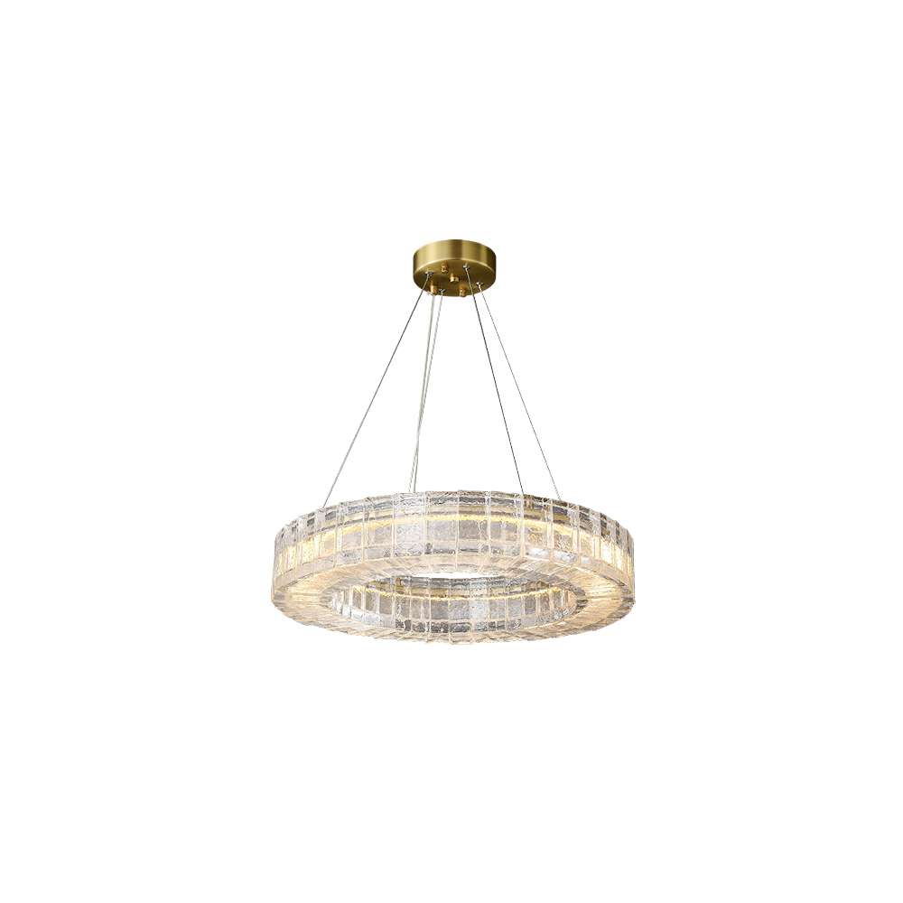 Tessera Ring Round Chrome Modern Crystal Chandelier - view 8