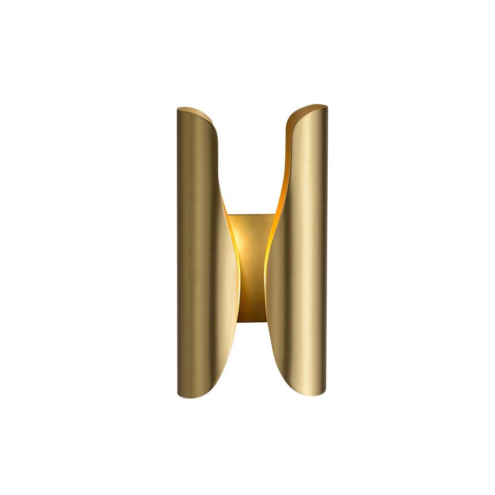 Mid Century Modern Babylon Brass Wall Light Fixtures - view 8