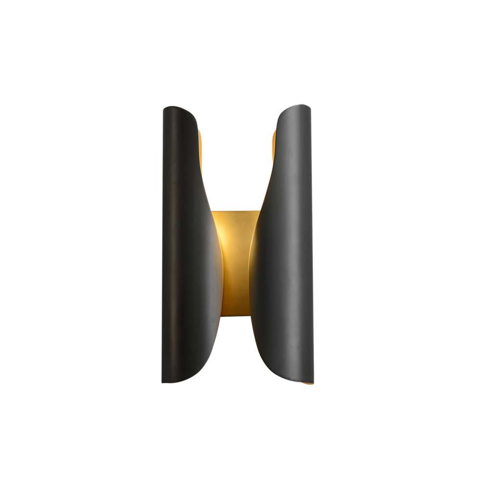 Mid Century Modern Babylon Brass Wall Light Fixtures - view 9