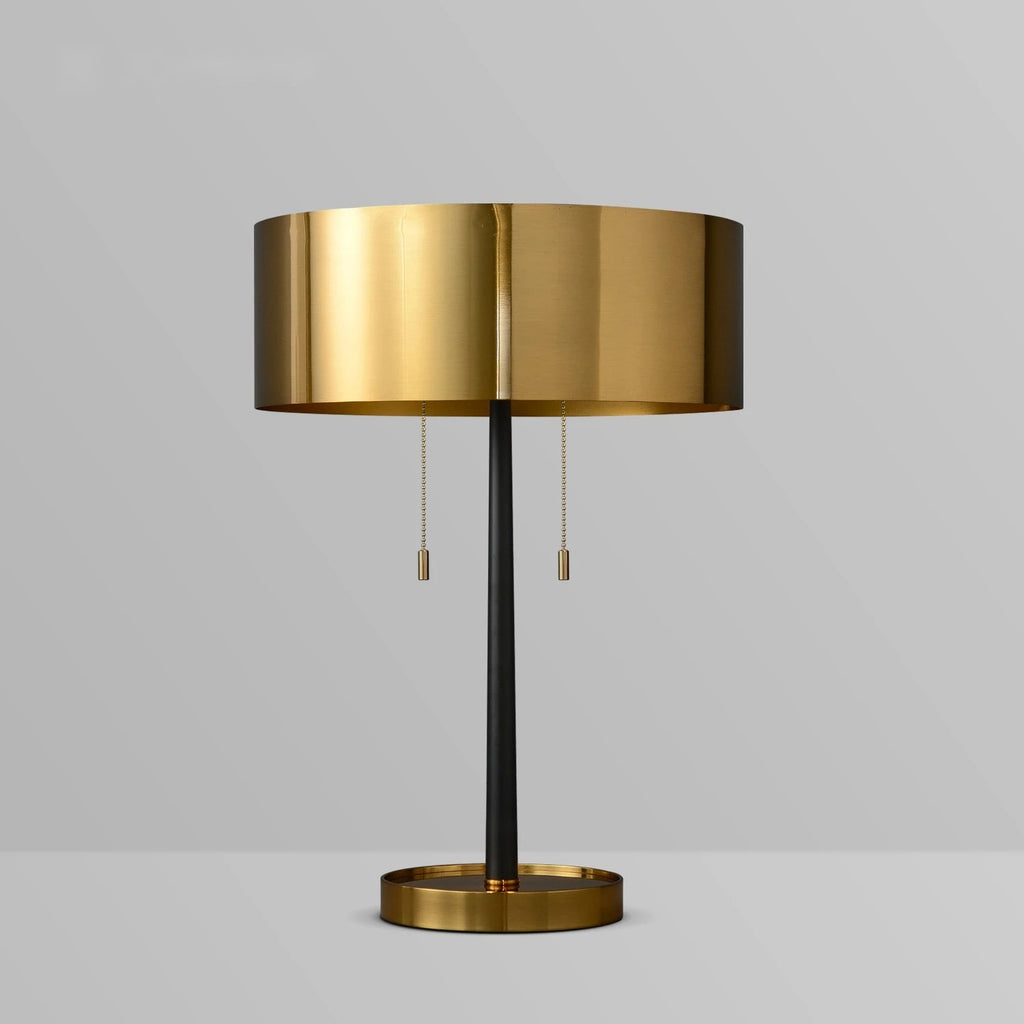 Light in the Space Mid Century Table Lamp in Burnished Brass - view 1