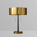 Light in the Space Mid Century Table Lamp in Burnished Brass - view 1
