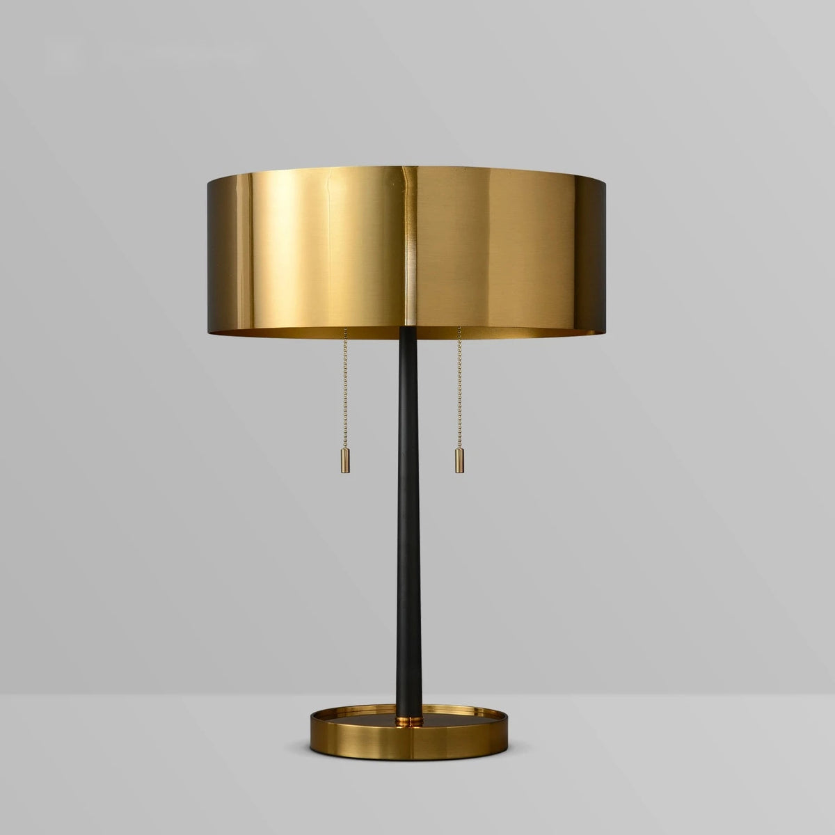 Light in the Space Mid Century Table Lamp in Burnished Brass - view 1