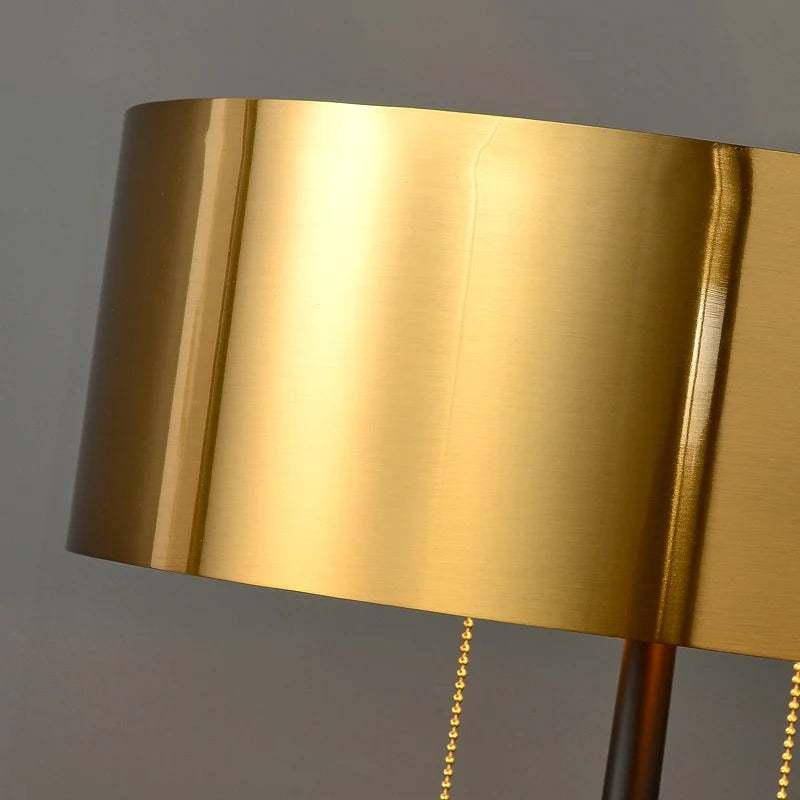 Light in the Space Mid Century Table Lamp in Burnished Brass - view 6