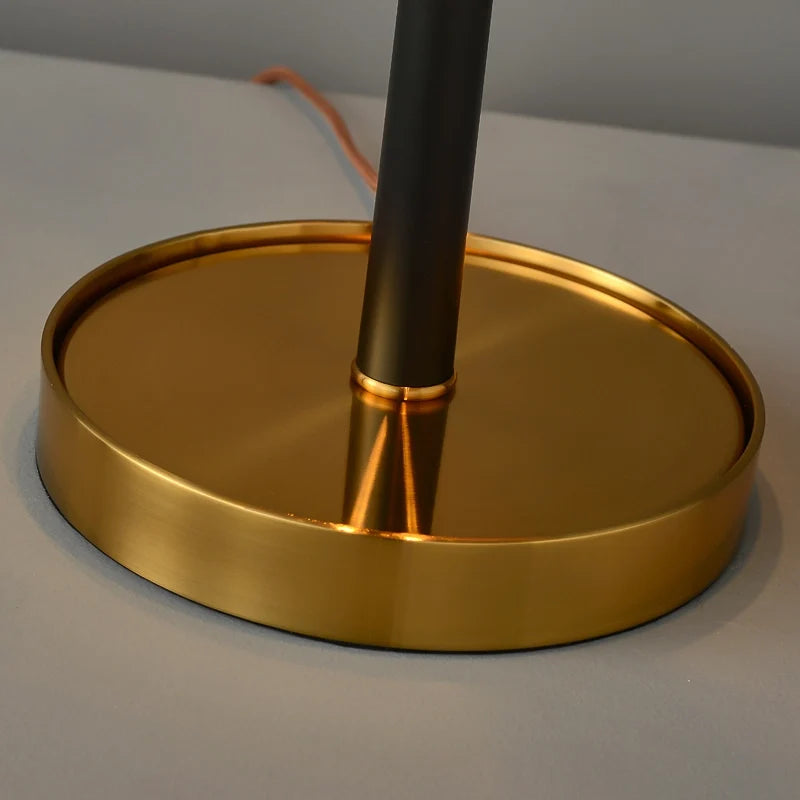 Light in the Space Mid Century Table Lamp in Burnished Brass - view 7