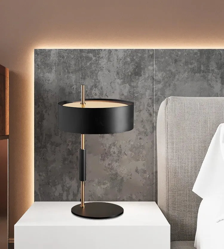 1953 Black Minimalist Modern Table Lamp with Iron Base - view 7