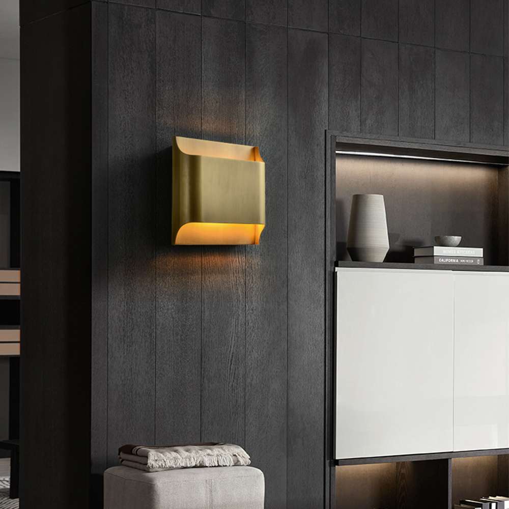 Luther Double-Head Brass living room wall sconces - view 3