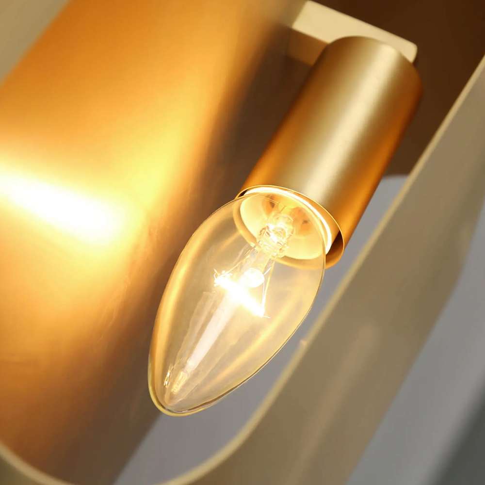 Luther Double-Head Brass living room wall sconces - view 6