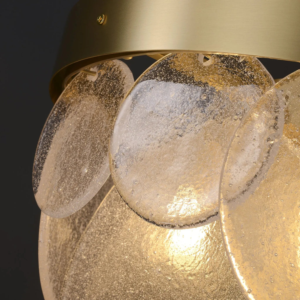 Luxury Frosted Glass Shade LED Flower Floor Lamp Modern - view 6
