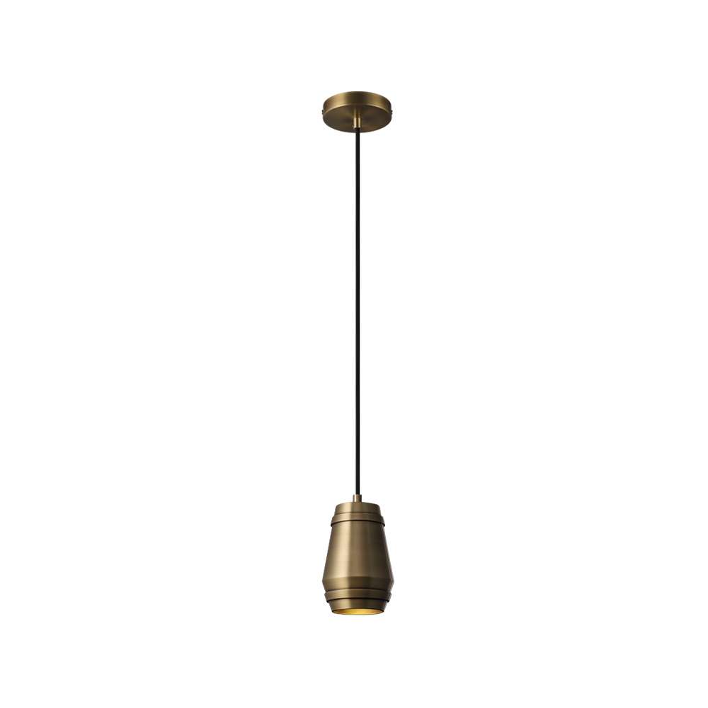 Mid Century Modern Creative All Copper Hanging Lamp - view 8