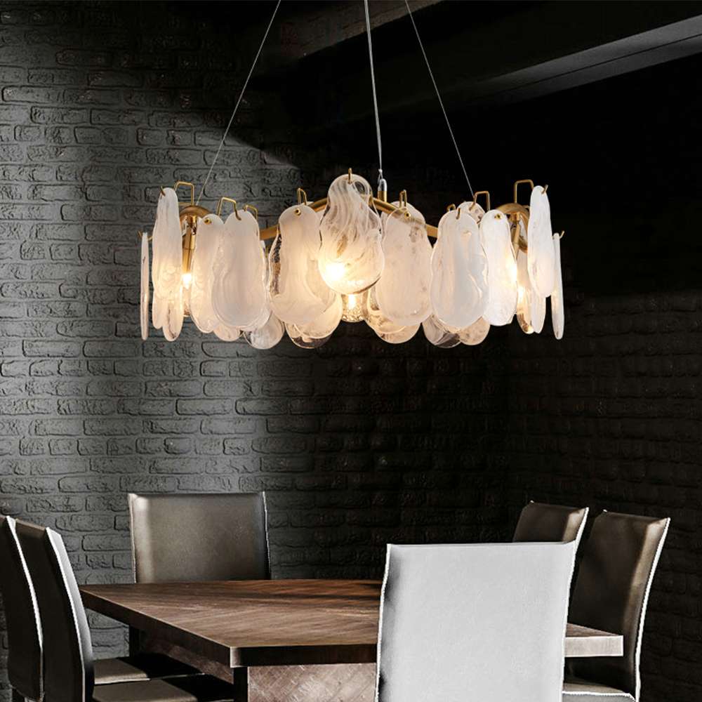 Contemporary Cloud Multi-Tier Cloud Glass Chandelier - view 3