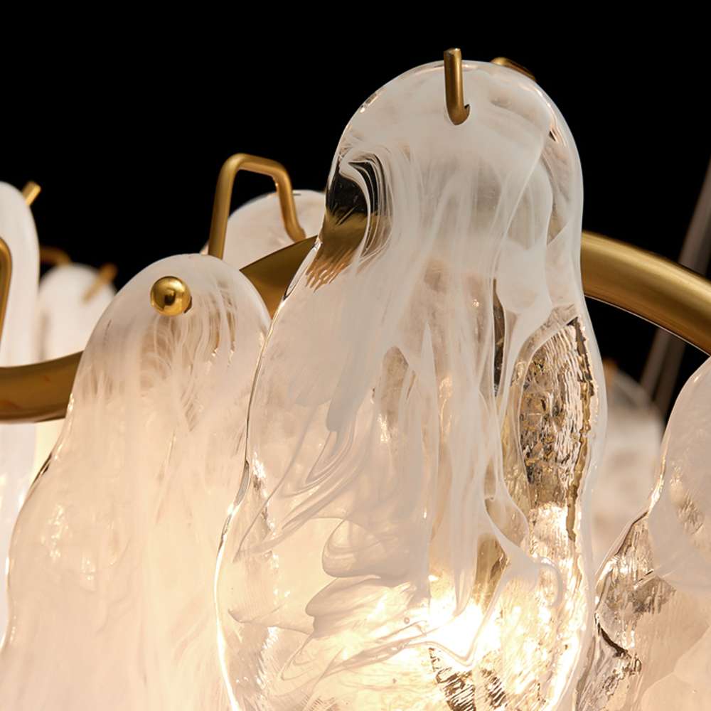 Contemporary Cloud Multi-Tier Cloud Glass Chandelier - view 7