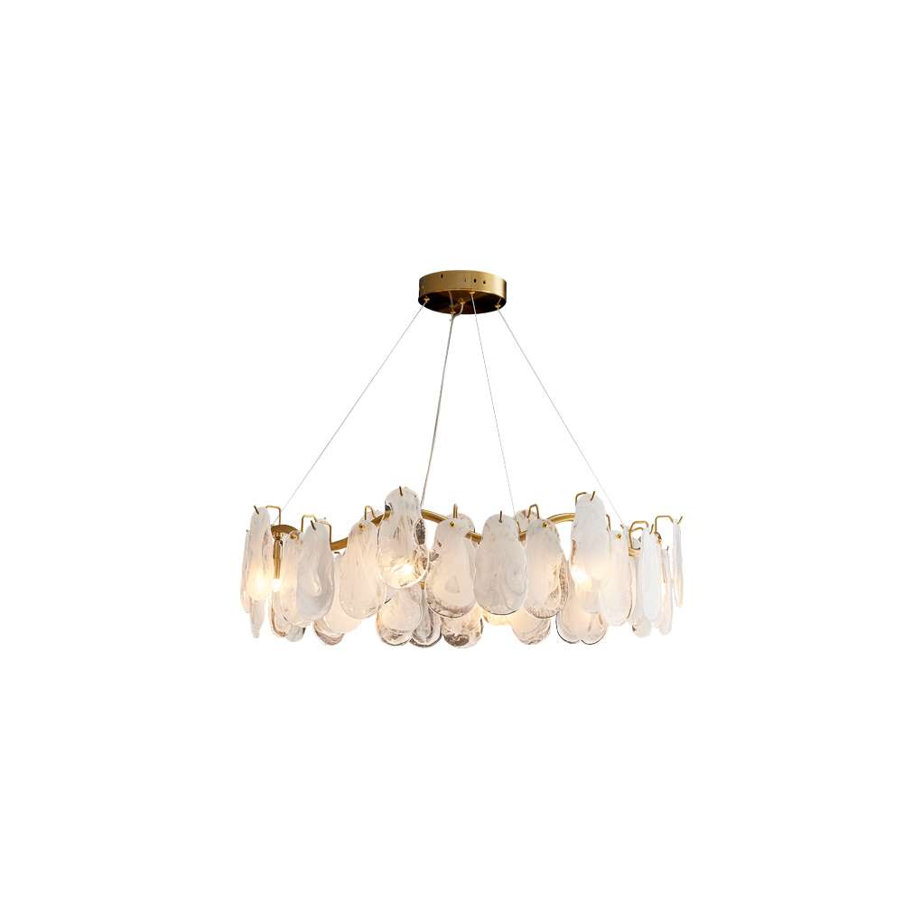 Contemporary Cloud Multi-Tier Cloud Glass Chandelier - view 9