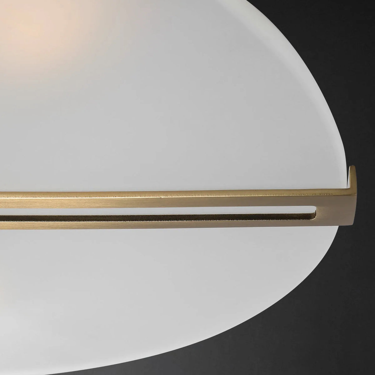 Modern Ceiling Lights With Matte White Glass Shade - view 8