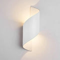 Contemporary Metal Shade Twist LED Outdoor Wall Sconces - view 1