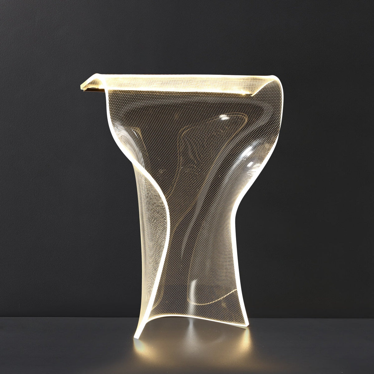 Book Shaped LED Acrylic Minimalist Modern Table Lamps - view 11