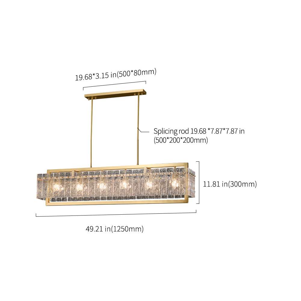 Modern Crystal Grand Kitchen Light Fixtures Hanging Lamp - view 9