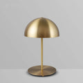 Mid Century Modern Bates Brass Mushroom Table Lamps - view 1