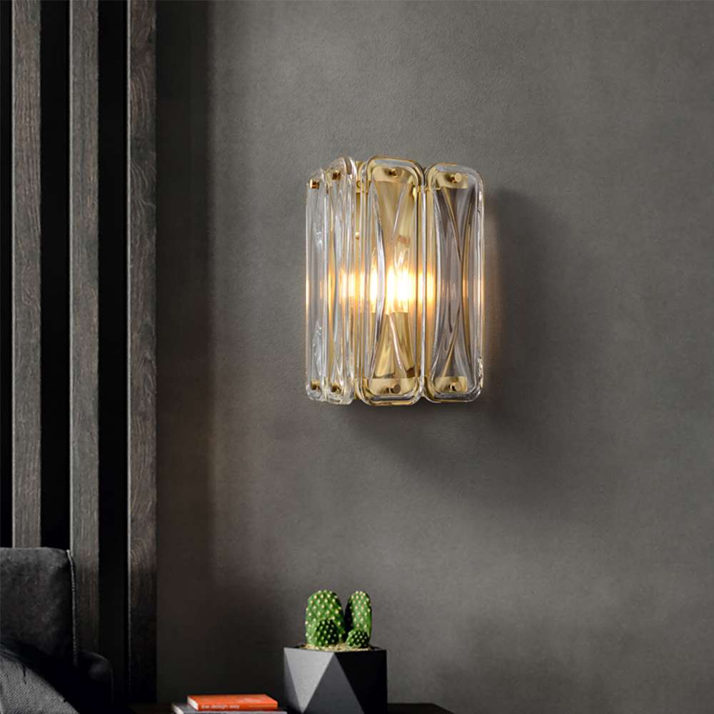 Modern Creative Column Glass Wall Sconces for Living Room - view 3