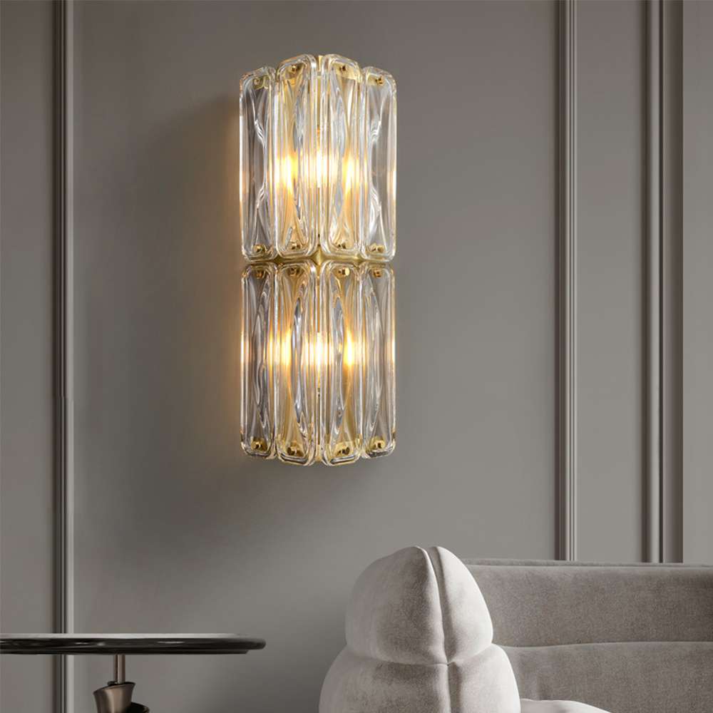 Modern Creative Column Glass Wall Sconces for Living Room - view 4