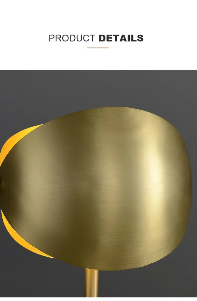Two-Light Adjustable Brass Mid-Century Table Lamp - view 6