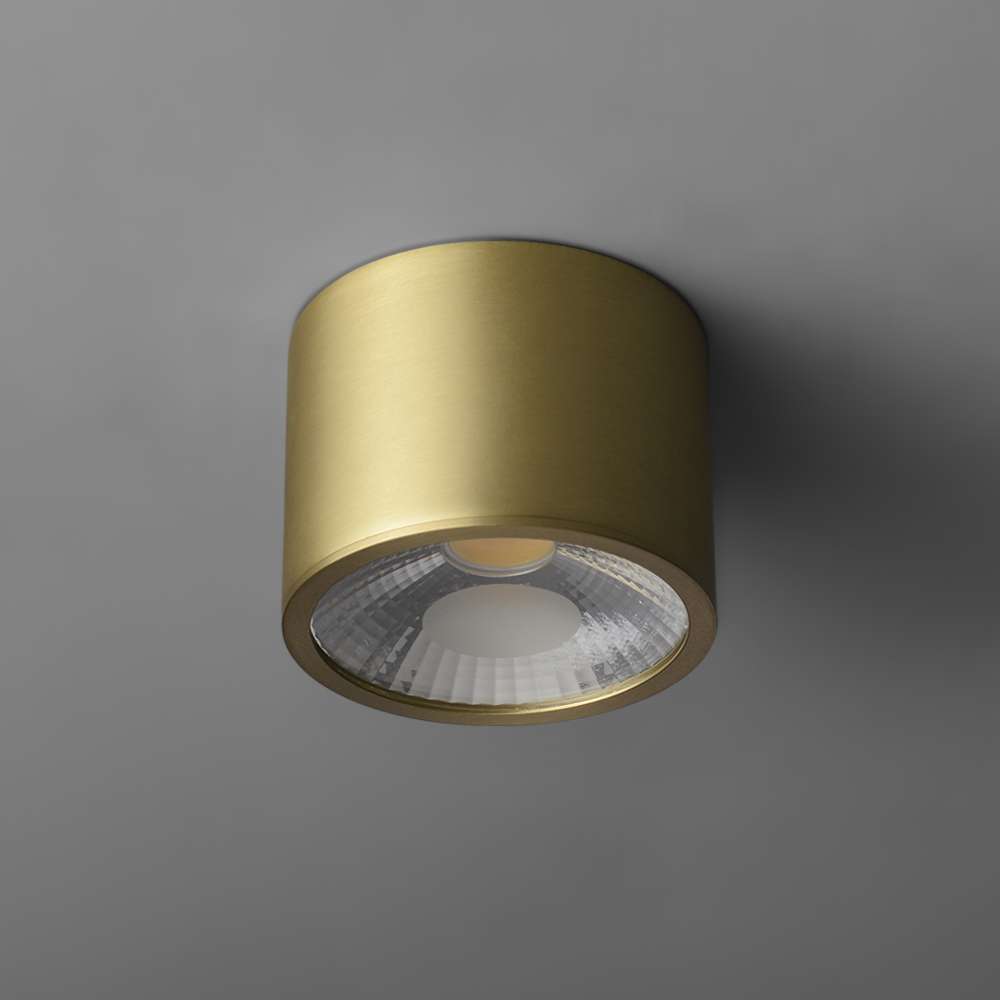 Minimalist Globe Led Brass Flush Mount Ceiling Lights - view 2