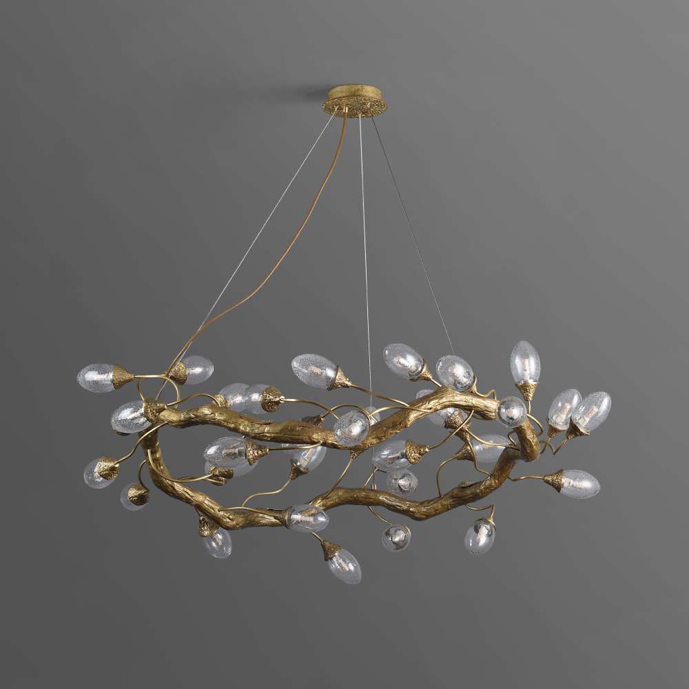 Modern Multi-Bulb Living Room Chandelier Light Fixtures - view 2