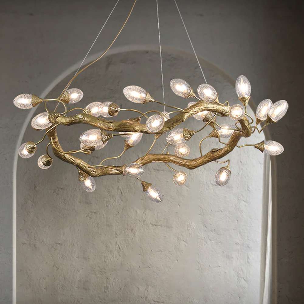 Modern Multi-Bulb Living Room Chandelier Light Fixtures - view 3