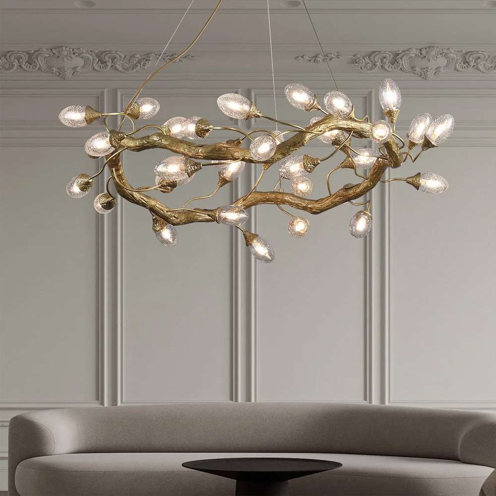 Modern Multi-Bulb Living Room Chandelier Light Fixtures - view 4