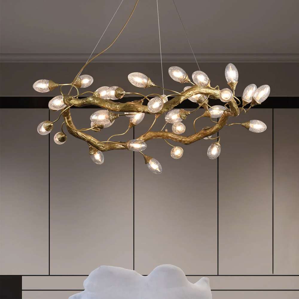 Modern Multi-Bulb Living Room Chandelier Light Fixtures - view 5