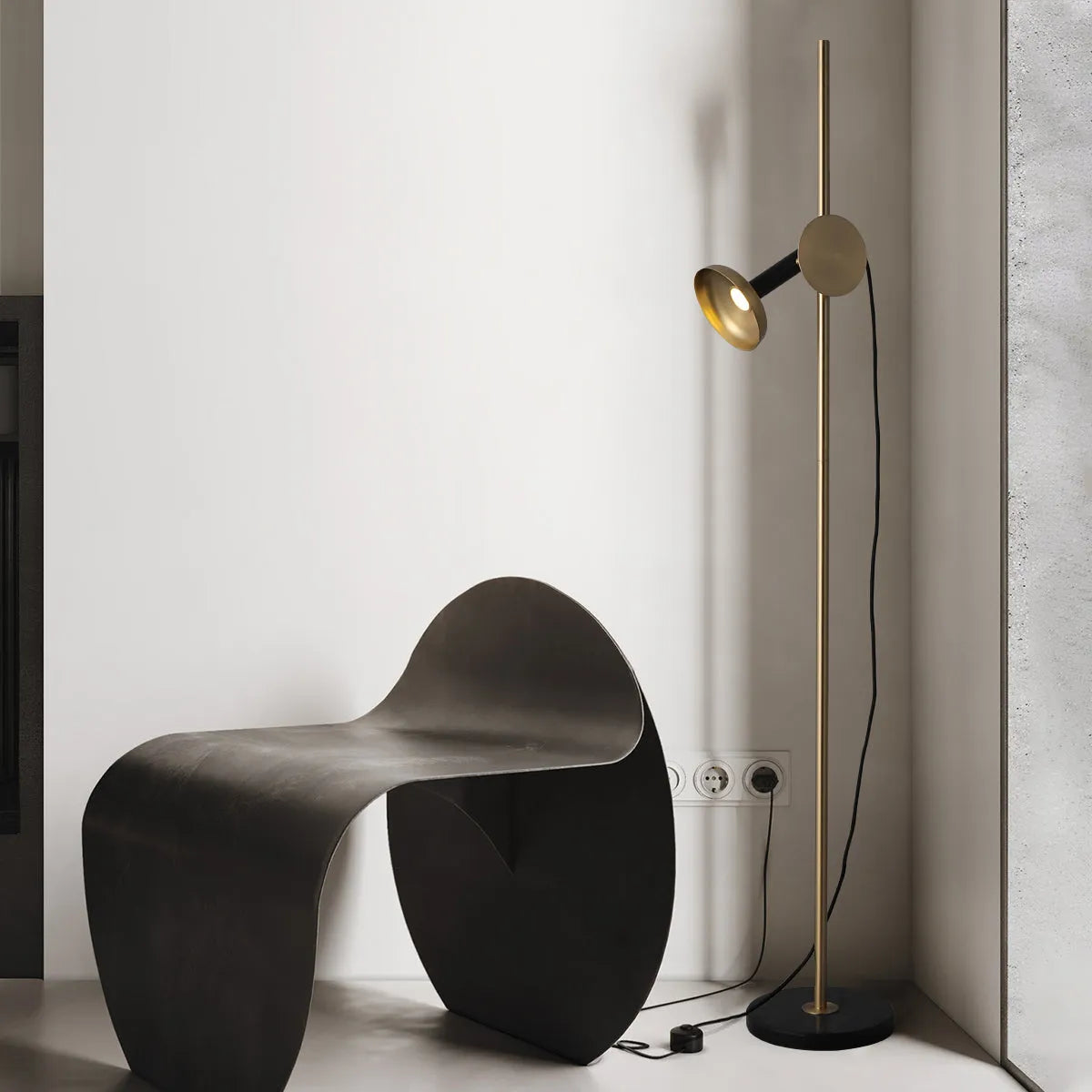 Light in the Space Spot lights Brass Floor Lamp Modern - view 3