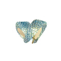 Blue Floral Art Decor Glass Sconce Wall Light Fixture - view 8
