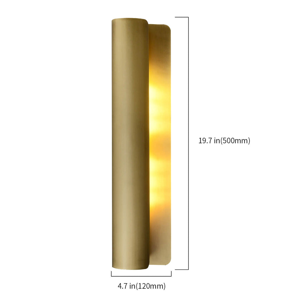 Accord 1 Light Modern Wall Sconces In Antique Brass - view 10