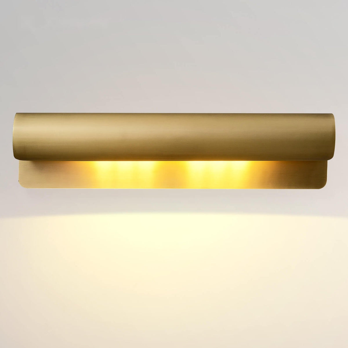 Accord 1 Light Modern Wall Sconces In Antique Brass - view 3