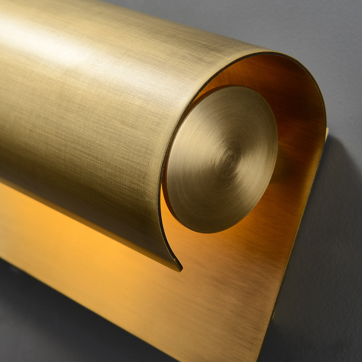 Accord 1 Light Modern Wall Sconces In Antique Brass - view 4