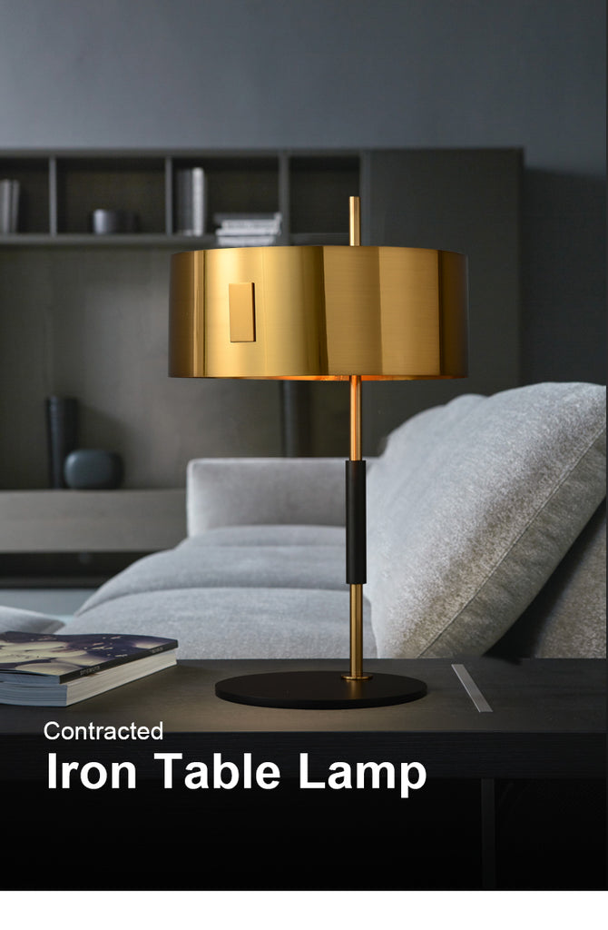 1953 Mid Century Modern Table Lamp In Burnished Brass - view 5