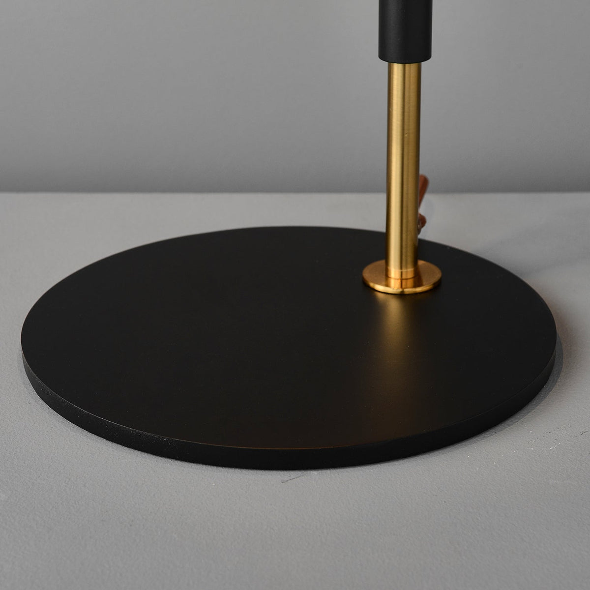1953 Mid Century Modern Table Lamp In Burnished Brass - view 7