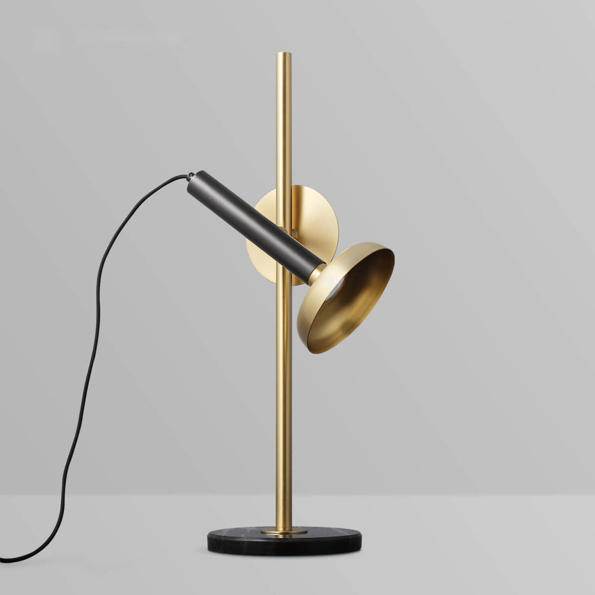 Minimalist LED Adjustable Spot Table Lamp with Marble Base - view 1