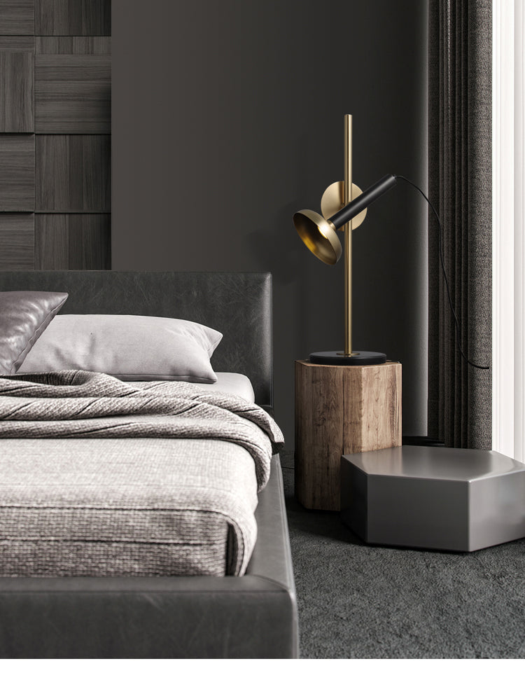 Minimalist LED Adjustable Spot Table Lamp with Marble Base - view 3