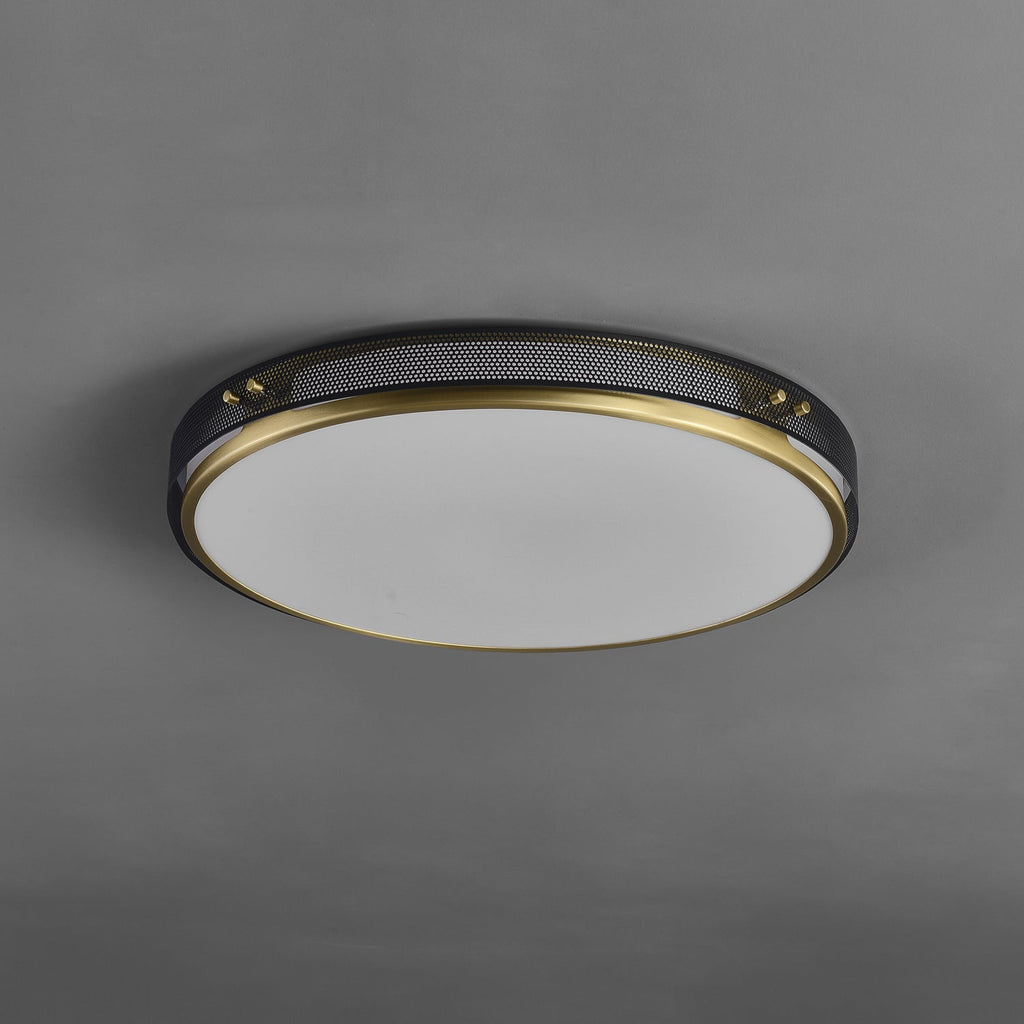 Minimalist Matte Black LED Semi Flush Mount Lighting With Pmma Shade - view 12