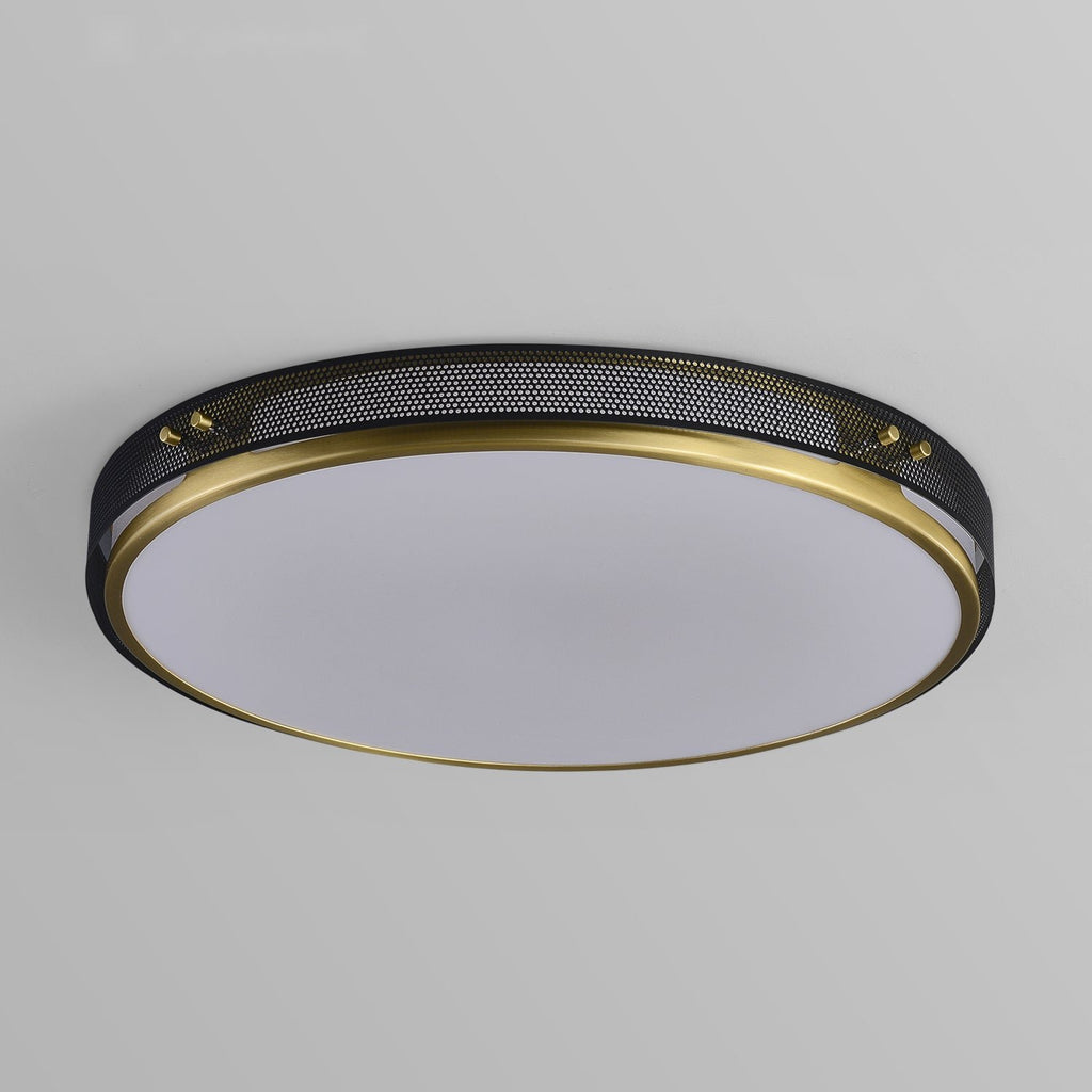 Minimalist Matte Black LED Semi Flush Mount Lighting With Pmma Shade - view 2