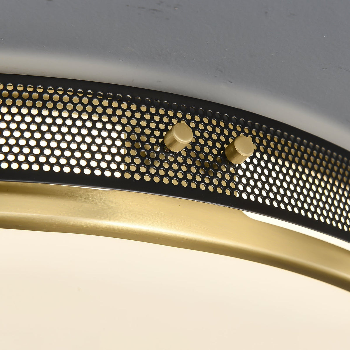 Minimalist Matte Black LED Semi Flush Mount Lighting With Pmma Shade - view 7