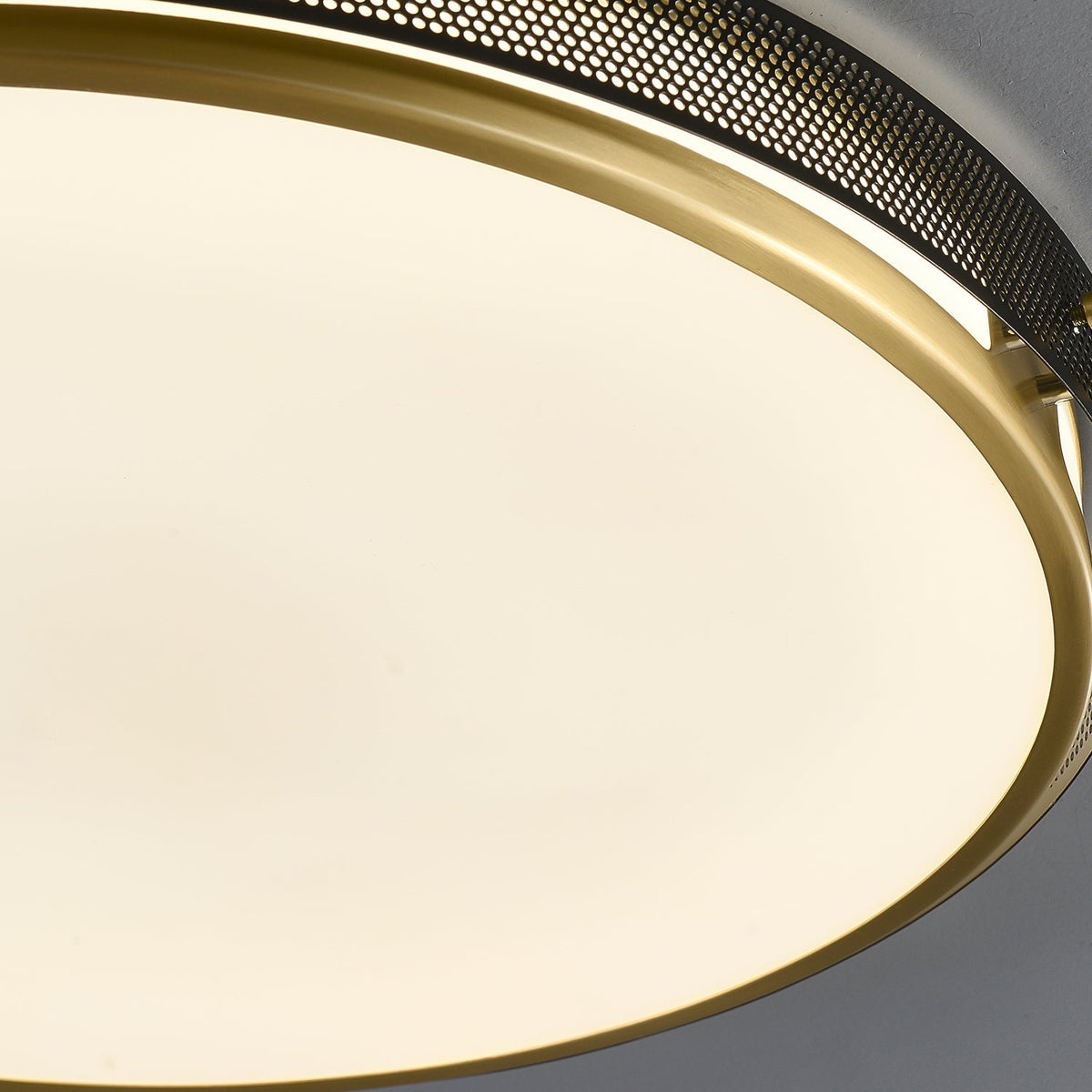 Minimalist Matte Black LED Semi Flush Mount Lighting With Pmma Shade - view 8