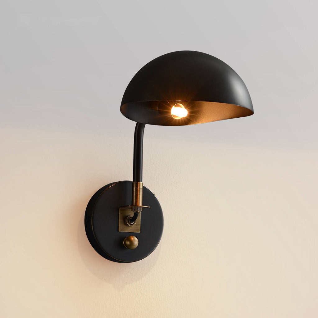 Convessi Swing Adjustable Wall Sconce with Switch - view 1