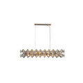Luxury Crystal Linear Chandelier for Kitchen Island - view 8