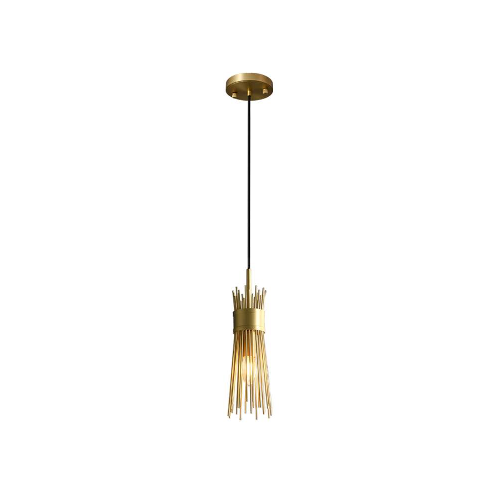 Moxy Modern Gold Leaf Pendant Light for Kitchens - view 8