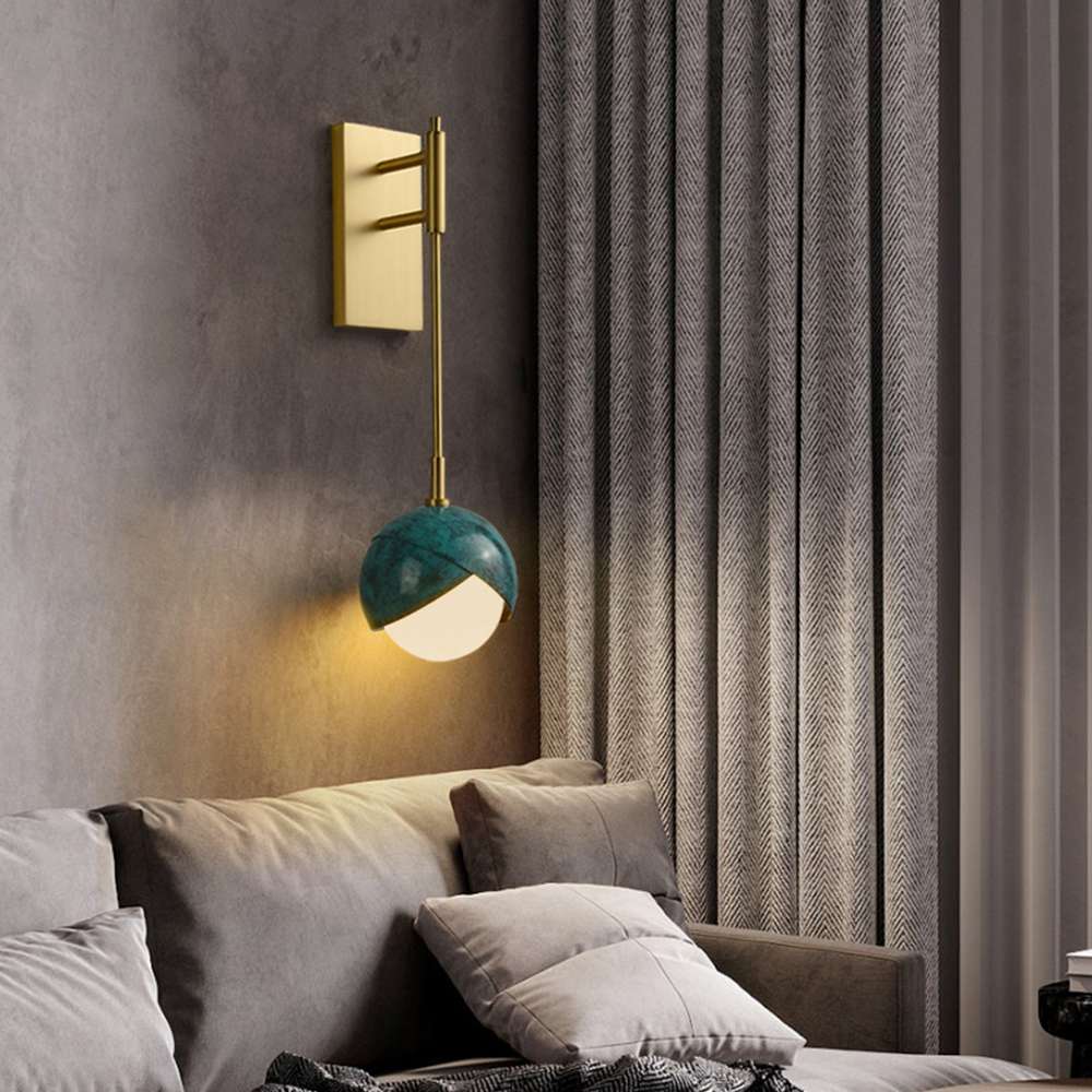 Modern Luxury Design Benedict Navy Wall Sconces For Living Room - view 4