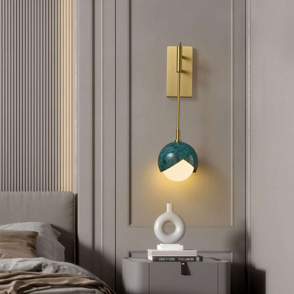 Modern Luxury Design Benedict Navy Wall Sconces For Living Room - view 5