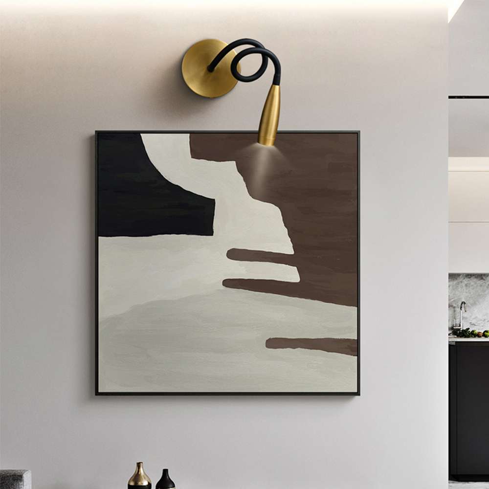 Modern Wall Light Fixtures - Luxury Copper Adjustable Wall Sconce - view 4