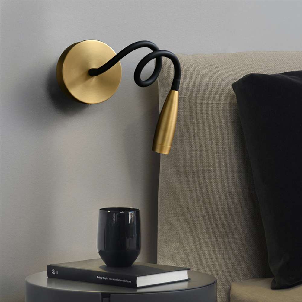 Modern Wall Light Fixtures - Luxury Copper Adjustable Wall Sconce - view 5