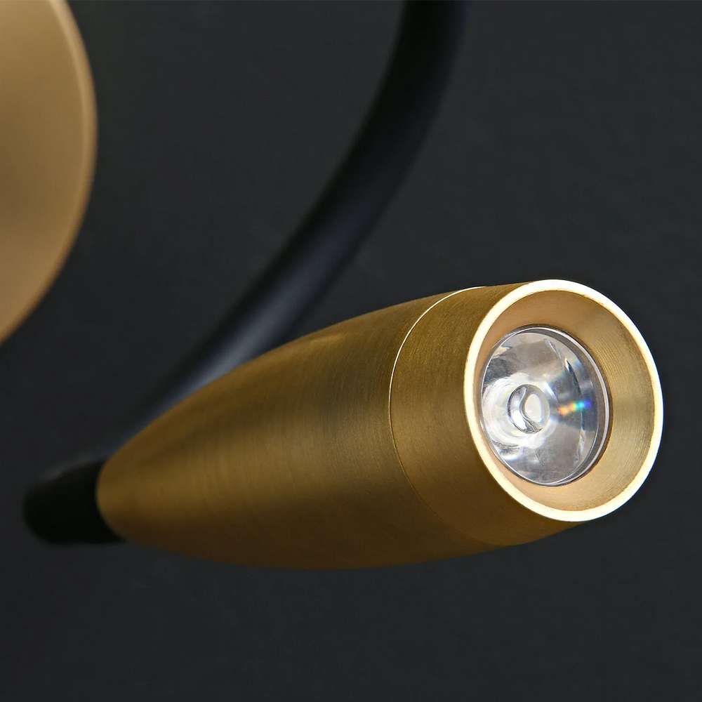 Modern Wall Light Fixtures - Luxury Copper Adjustable Wall Sconce - view 6